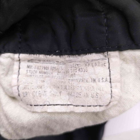 アルファ ALPHA 80S MADE IN USA IDEALジッパー MA1 リバーシブル フライトジャケット メンズ JPN:XXL