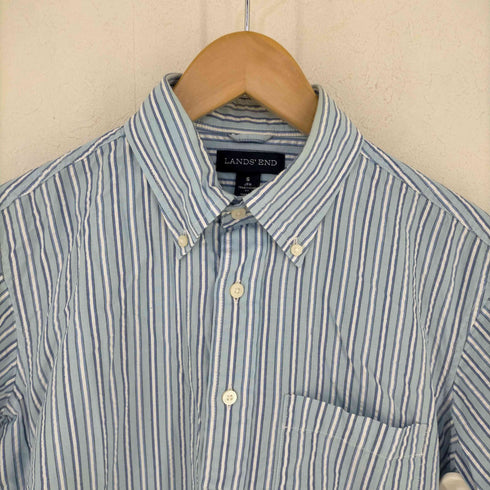 ランズエンド LANDS END シアサッカー BDシャツ メンズ JPN:S