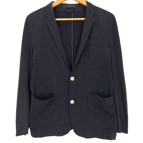 バーバリーブラックレーベル BURBERRY BLACK LABEL 袖切替チェック コットン リネン 薄手 ジャケット メンズ import:M