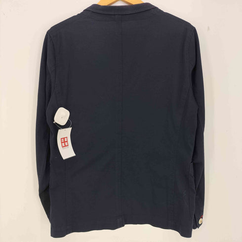 バーバリーブラックレーベル BURBERRY BLACK LABEL 袖切替チェック コットン リネン 薄手 ジャケット メンズ import:M