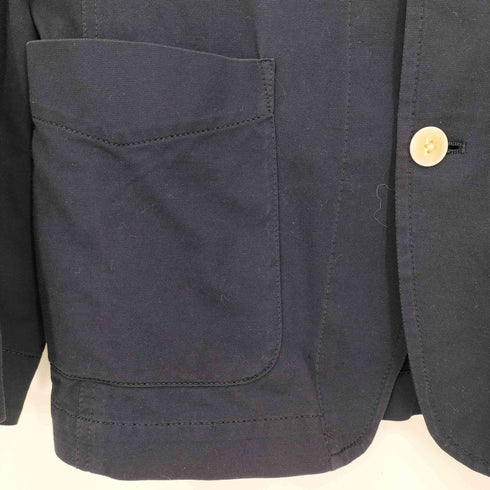 バーバリーブラックレーベル BURBERRY BLACK LABEL 袖切替チェック コットン リネン 薄手 ジャケット メンズ import:M