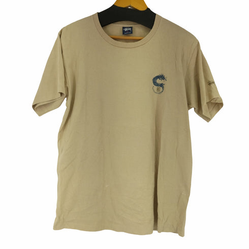 ステューシー Stussy 90S MADE IN USA 紺タグ 龍プリント S/Sカットソー メンズ JPN:L