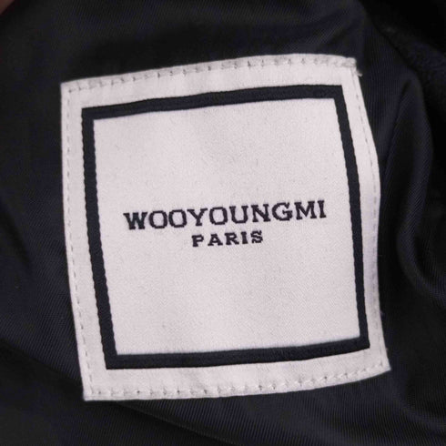ウーヨンミ WOOYOUNGMI ボリュームカラー パッカブル ウール コート メンズ EUR:48