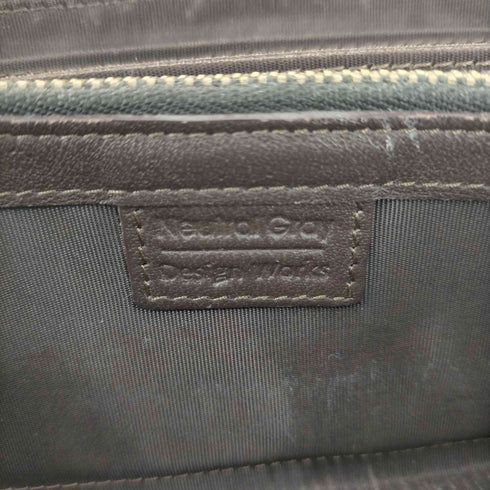 ニュートラルグレイ Neutral Gray 本革 クロコ型押し 長財布 メンズ