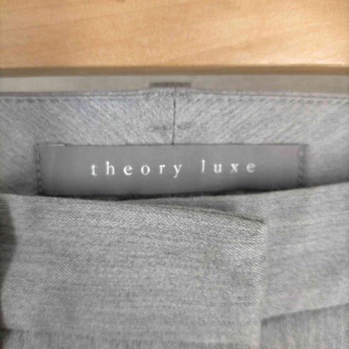 セオリーリュクス theory luxe コットン ワイドストレート クロップドパンツ レディース 032