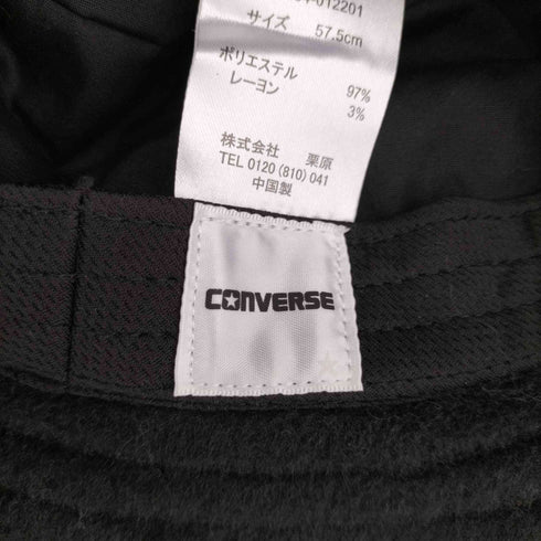 コンバース CONVERSE フロントロゴファーバケットハット メンズ ONE SIZE