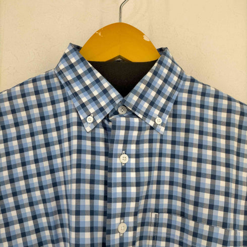 ランズエンド LANDS END チェック S/S BDシャツ メンズ JPN:S