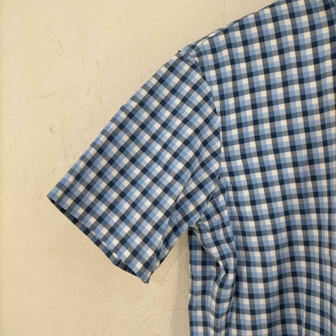 ランズエンド LANDS END チェック S/S BDシャツ メンズ JPN:S