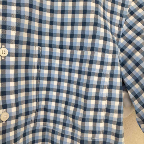 ランズエンド LANDS END チェック S/S BDシャツ メンズ JPN:S