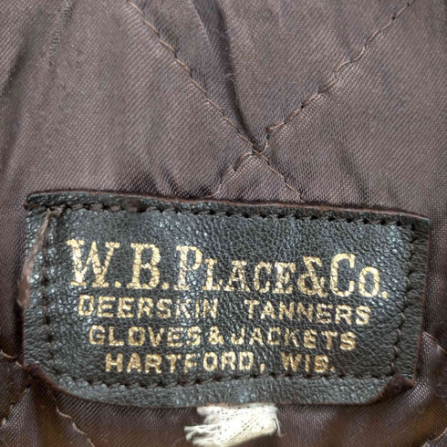 W.B.PLACE&Co. 50-60s レザーカーコート メンズ JPN:M