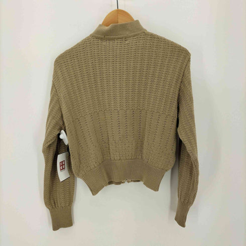 トリココムデギャルソン tricot COMME des GARCONS 88年製 クロップド スタンドカラー ニット ジャケット レディース