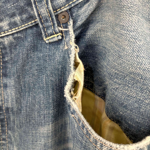 アナクロノーム Anachronorm bal α2 USED加工 デニムパンツ メンズ