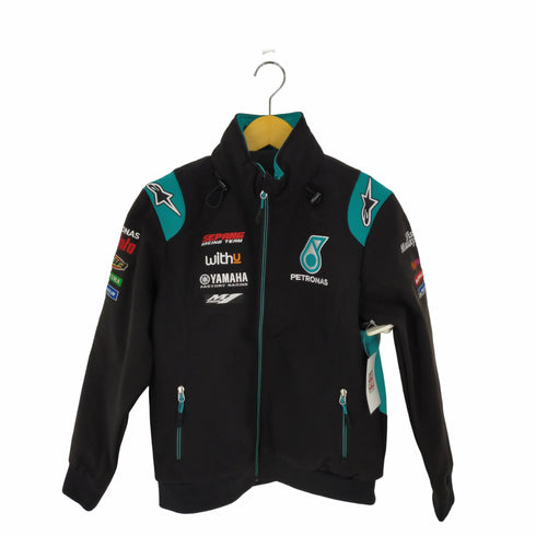 PETRONAS YAMAHA SRT レーシング 企業ロゴ刺繍ジャケット 撥水 ボンディングジャケット レディース 164 12/13
