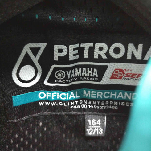 PETRONAS YAMAHA SRT レーシング 企業ロゴ刺繍ジャケット 撥水 ボンディングジャケット レディース 164 12/13