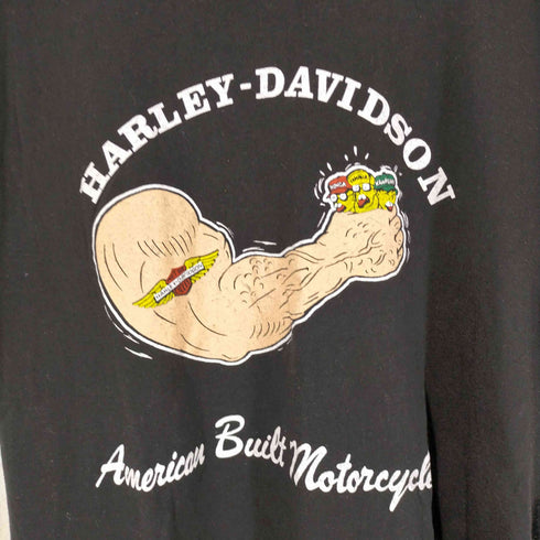 ハーレーダヴィットソン HARLEY DAVIDSON USA製 シングルステッチ 両面プリントTシャツ メンズ JPN:M