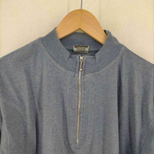 フルギ andlo インド製 ハーフジップ モックネックTシャツ レディース JPN:M