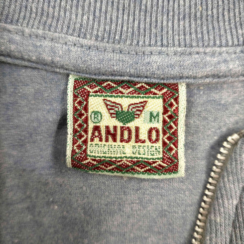 フルギ andlo インド製 ハーフジップ モックネックTシャツ レディース JPN:M