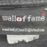 ウォールオブフェイム wall of fame ©2003 コピーライト ロックバンド ドクロプリント Tシャツ レディース