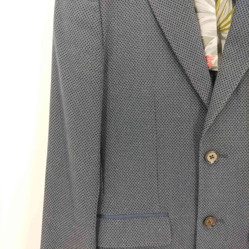 テッドベーカー TED BAKER ポルトガル製 総柄 テーラード ジャケット メンズ JPN:1