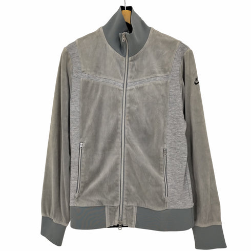 ナイキ NIKE 00s Y2K ベロア切替 ジップアップトラックジャケット メンズ JPN:M