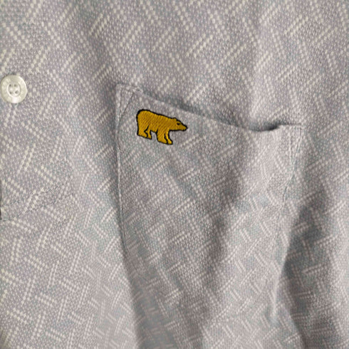 ゴールデンベアー Golden bear 総柄ポロシャツ メンズ JPN:L