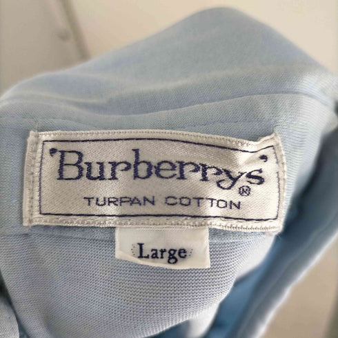 バーバリーズ BURBERRYS ロゴ刺しゅう長袖ポロシャツ メンズ JPN:L
