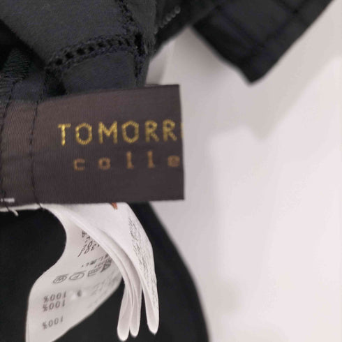 トゥモローランド TOMORROWLAND 21SS コットンスクエアエンブロイダリー スタンドネックブラウス襟無シャツ レディース JPN:36