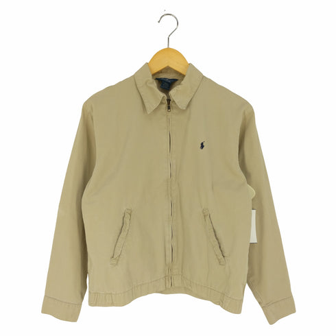 ポロバイラルフローレン Polo by RALPH LAUREN 80-90s 三角タグ コットン スイングトップ ジップアップジャケット メンズ L(16/18)