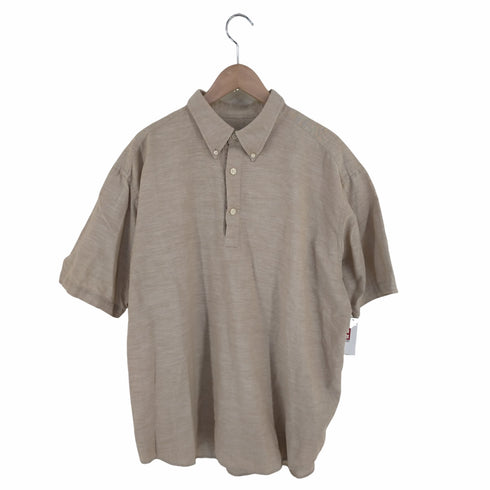 エディーバウアー Eddie Bauer CLASSIC FIT リネン S/S プルオーバーシャツ メンズ import:XL