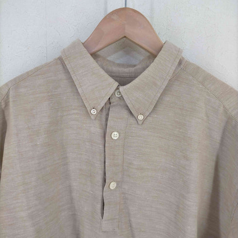 エディーバウアー Eddie Bauer CLASSIC FIT リネン S/S プルオーバーシャツ メンズ import:XL