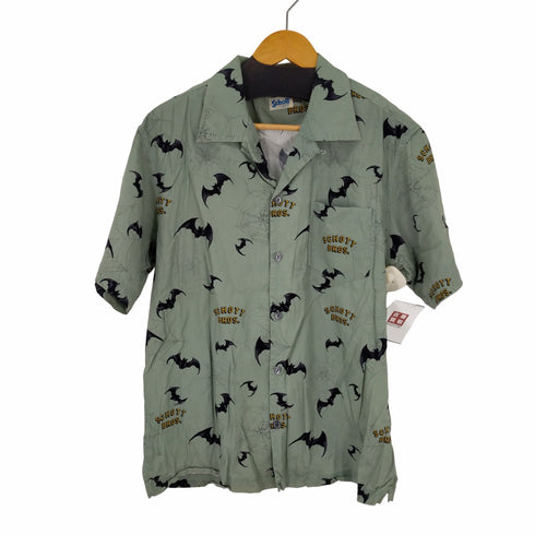 ショット Schott HAWAIIAN SHIRT BAT SPIDER アロハ ハワイアン メンズ import:L