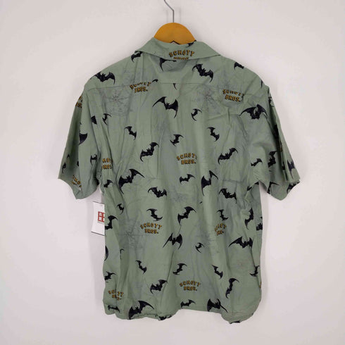 ショット Schott HAWAIIAN SHIRT BAT SPIDER アロハ ハワイアン メンズ import:L