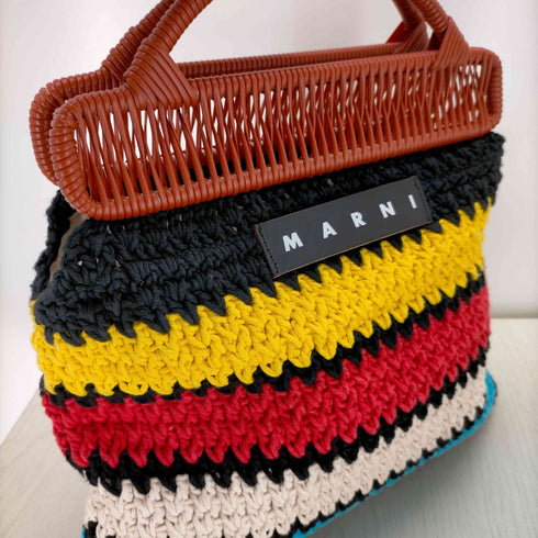 マルニ MARNI クロシェニットバッグ レディース