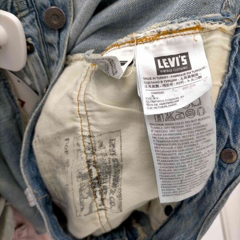 リーバイスビンテージクロージング Levi’s Vintage Clothing 501XX 1890年モデル 復刻 ダメージリペア加工デニムパンツ メンズ W36