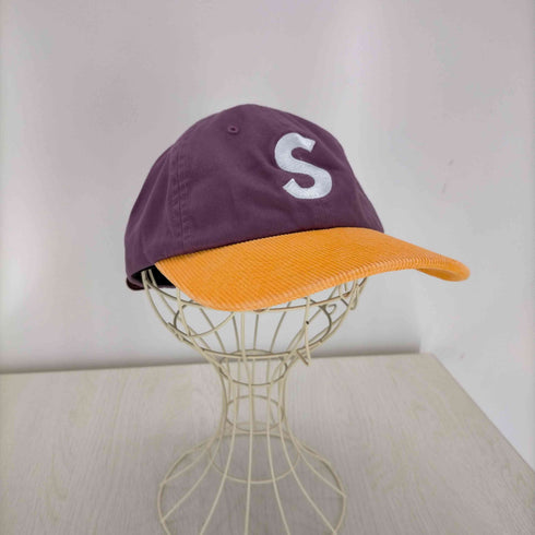 シュプリーム Supreme 2Tone S Logo 6Panel Cap ダスティーパープル メンズ FREE