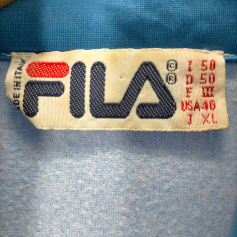 フィラ FILA 80S~ MADE IN ITALY ロゴ刺繍トラックジャケット メンズ EUR:50