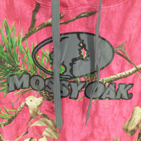 モッシーオーク MOSSY OAK リアルツリーカモ センターロゴ プリント プルオーバー パーカー メンズ import:L