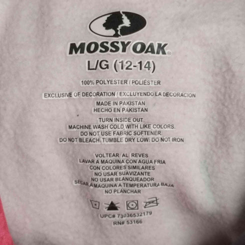 モッシーオーク MOSSY OAK リアルツリーカモ センターロゴ プリント プルオーバー パーカー メンズ import:L