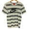 ナイキ NIKE シャドー ボーダー ロゴ プリント S/S クルーネック Tシャツ メンズ import:L
