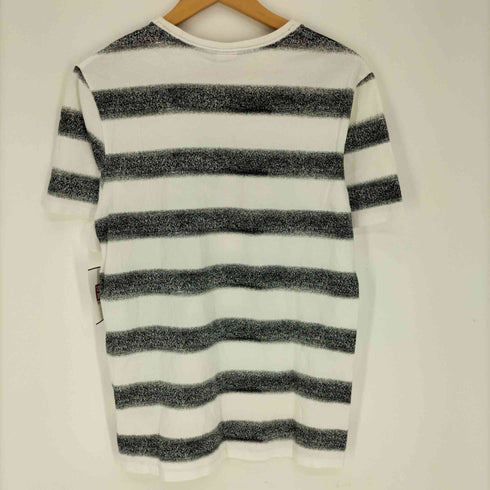 ナイキ NIKE シャドー ボーダー ロゴ プリント S/S クルーネック Tシャツ メンズ import:L