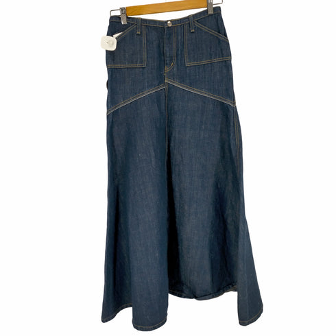 ヒステリックグラマー HYSTERIC GLAMOUR OZONE ROCKS HEMPROTEX リフレクターライン切替デニムマーメイドスカート レディース