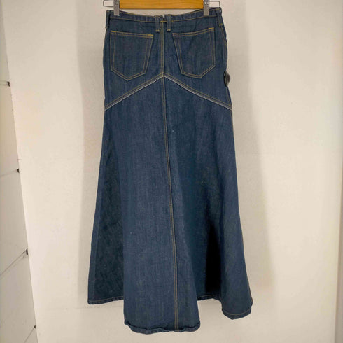 ヒステリックグラマー HYSTERIC GLAMOUR OZONE ROCKS HEMPROTEX リフレクターライン切替デニムマーメイドスカート レディース