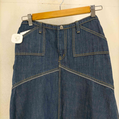 ヒステリックグラマー HYSTERIC GLAMOUR OZONE ROCKS HEMPROTEX リフレクターライン切替デニムマーメイドスカート レディース