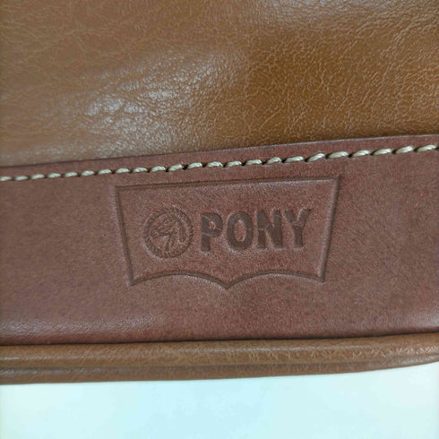 ポニー PONY 2WAY レザーショルダーバッグ レディース