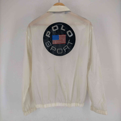 ポロスポーツラルフローレン POLO SPORT RALPH LAUREN 90S バックプリントナイロンジップブルゾン メンズ JPN:S
