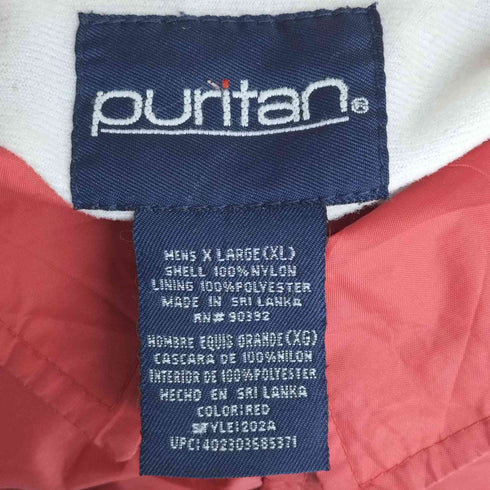 ピューリタン PURITAN 90S 裏地コットン オーバーサイズ コーチジャケット メンズ import:XL