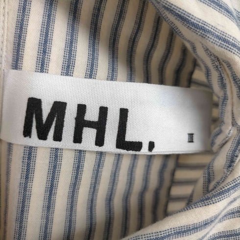 エムエイチエル MHL. ウール混ストライプシャツ レディース JPN:3