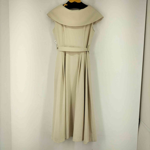 ナチュラルビューティーベーシック NATURAL BEAUTY BASIC 23SS ショールカラーフレアワンピース レディース JPN:M