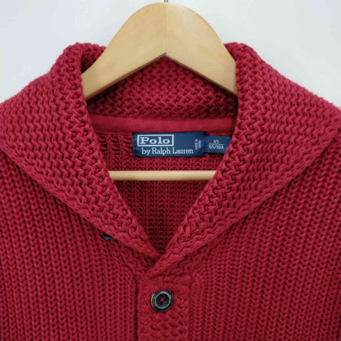 ポロバイラルフローレン Polo by RALPH LAUREN ショールカラー ケーブルニットカーディガン メンズ import:XS
