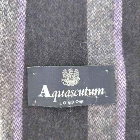 アクアスキュータム AQUASCUTUM ストライプ ストール レディース